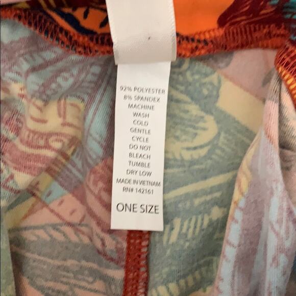 Lularoe Gramophone Leggings OS - Picture 4 of 6